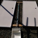 白ペンキでフスマを塗装します